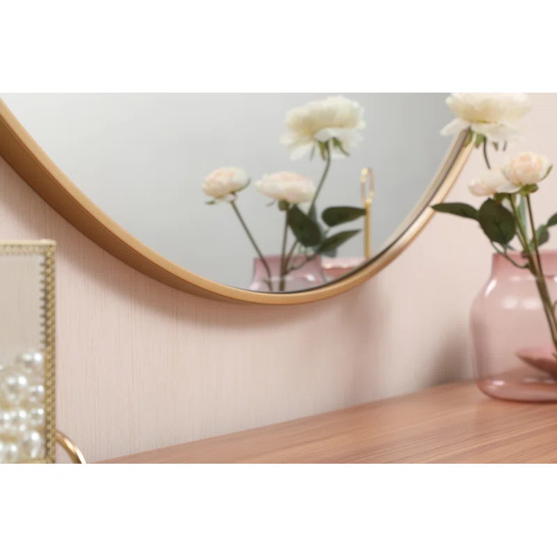 Cassie Round Wall Mirror | Wayfair North America