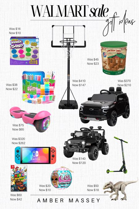 Walmart daily deals | gift ideas | gift ideas for kids | gift ideas for girls | gift ideas for boys | sale | switch sale

Amber Massey sale picks 

#LTKsalealert #LTKGiftGuide #LTKkids