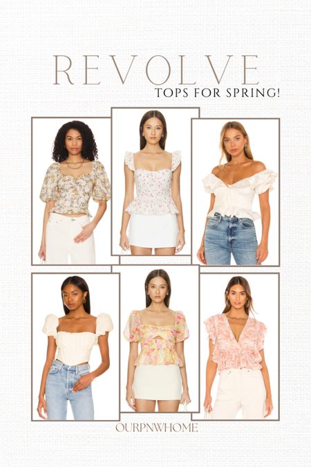 Spring blouses from Revolve I’m loving!

Floral blouses, summer tops, spring tops, corset tops, ruffle sleeve tops, of sleeve tops, peplum top, spring fashion, summer fashion, spring outfit, summer outfit, spring looks

#LTKworkwear #LTKstyletip #LTKSeasonal