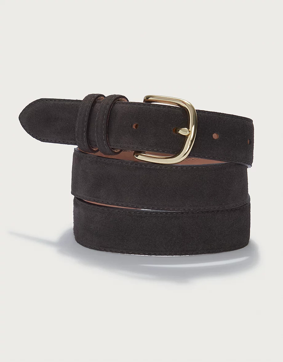 Suede Stitch Belt | New In Shoes & Accessories | The  White Company | The White Company UK & ROW