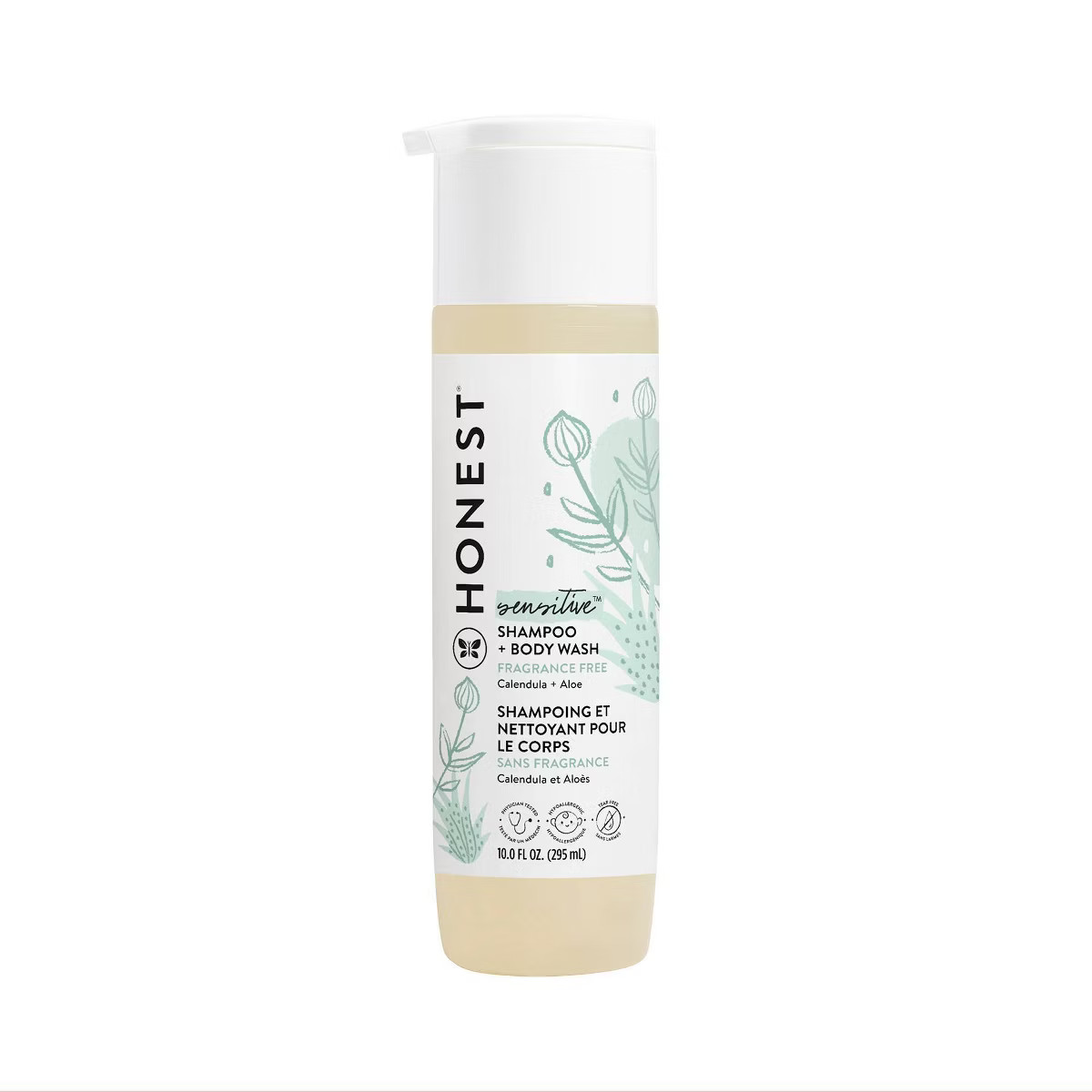 The Honest Company Sensitive Shampoo + Body Wash Fragrance Free - 10 fl oz | Target