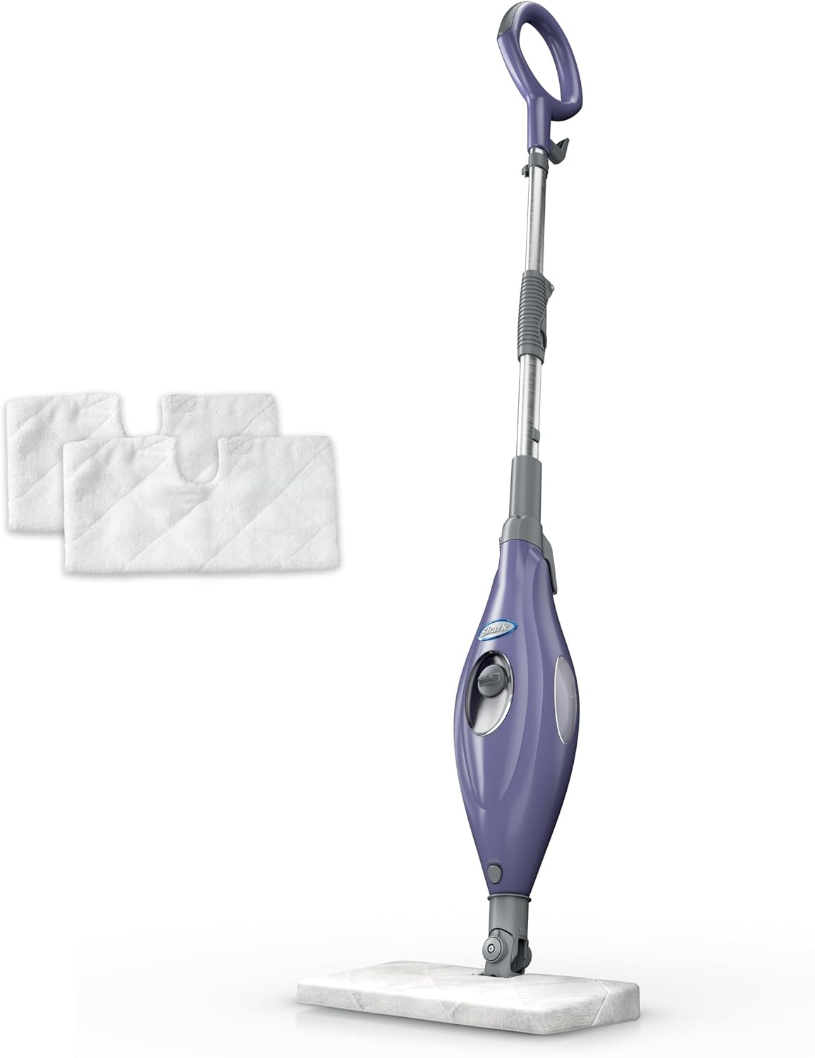 Shark S3501 Steam Pocket Mop Hard Floor Cleaner, With Rectangle Head and 2 Washable Pads, Easy Maneuvering, Quick Drying, Soft-Grip Handle and Powerful Steam, Purple | Amazon (US)