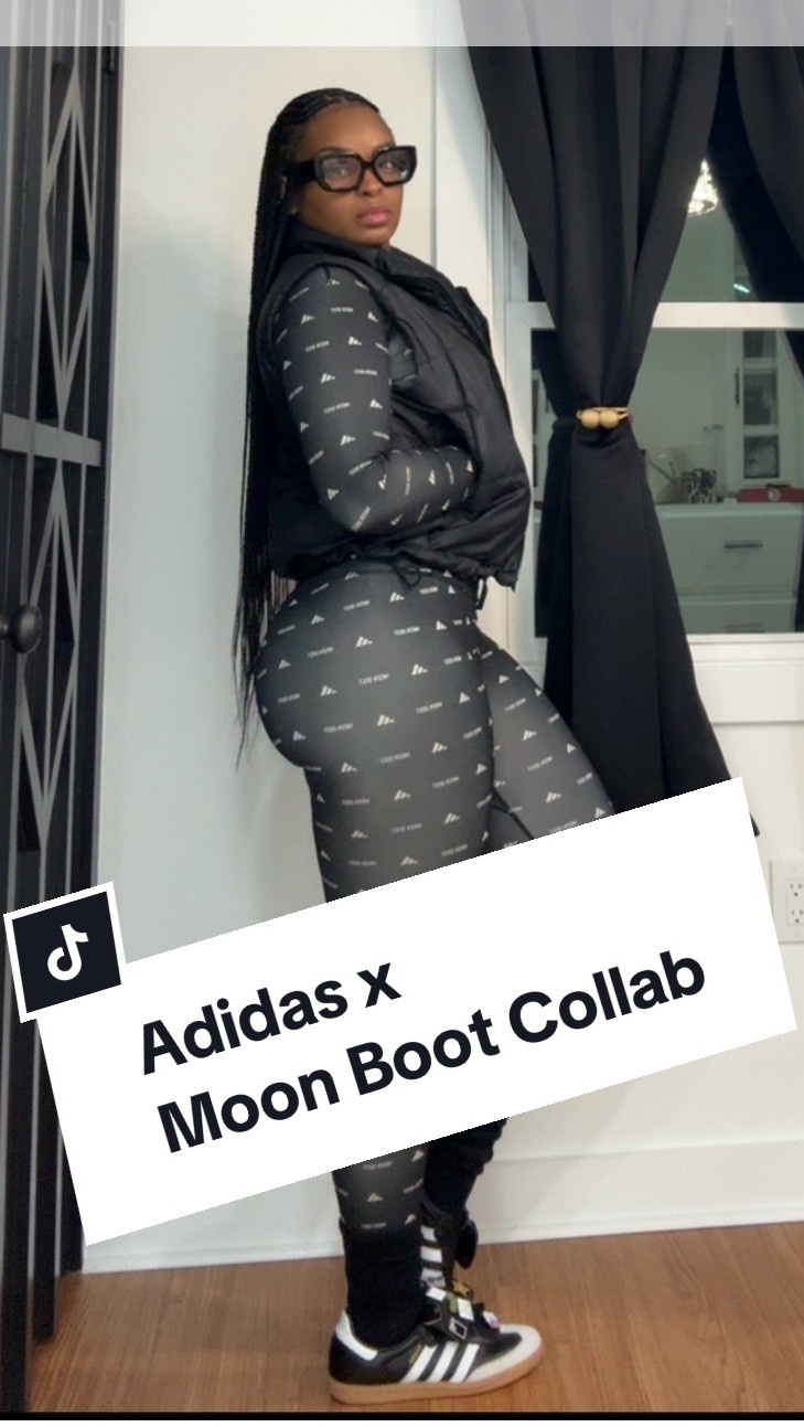 Adidas x Moon Boot Collab is literally tea! Wearing a medium in both top and bottom.

#LTKFindsUnder100 #LTKootd #LTKActive