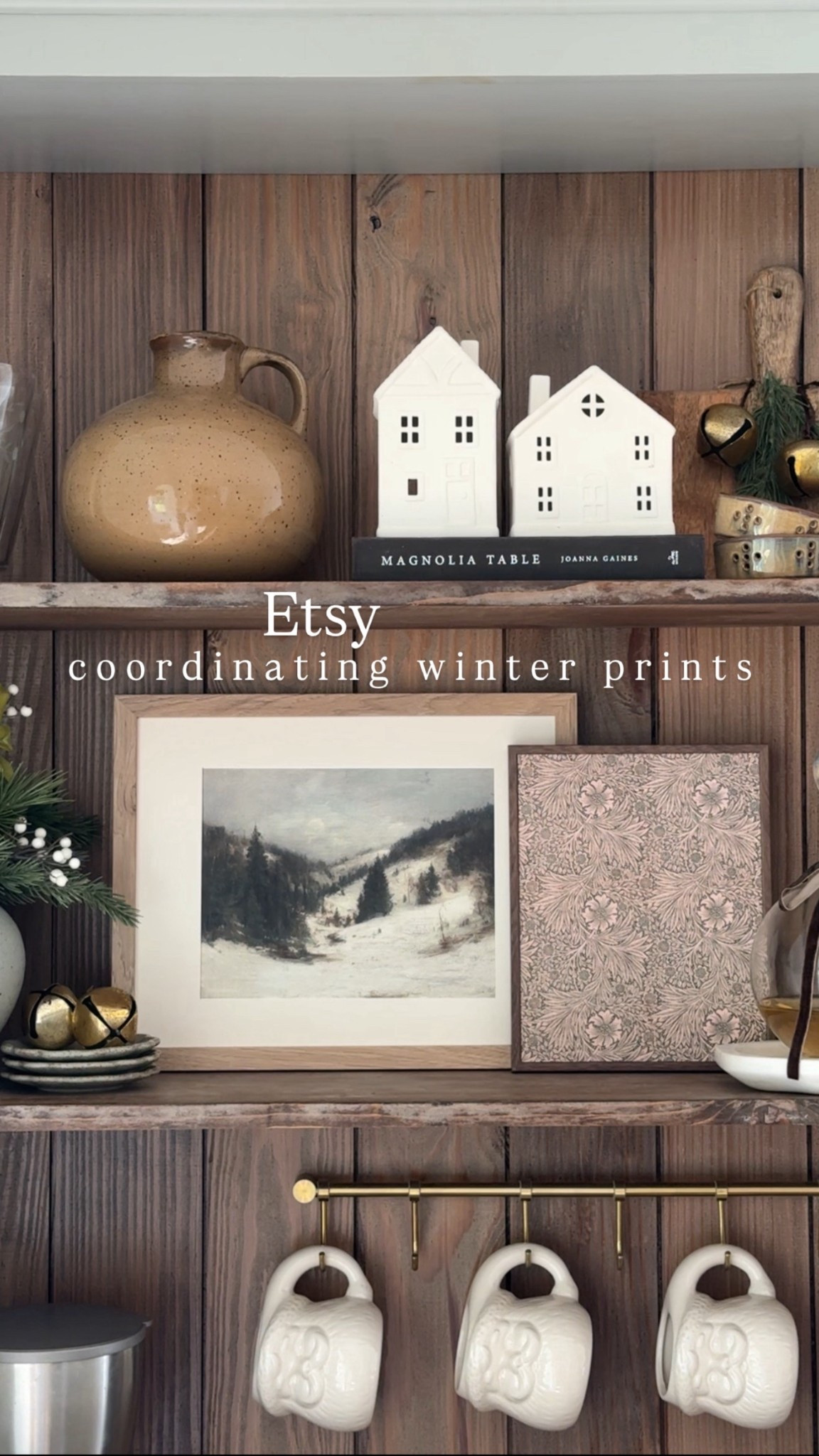 Coordinating winter prints | Etsy Art | printable winter art | winter decor | coffee bar | shelf styling | home decor | Christmas decor 

#LTKHome #LTKHoliday #LTKFindsUnder50