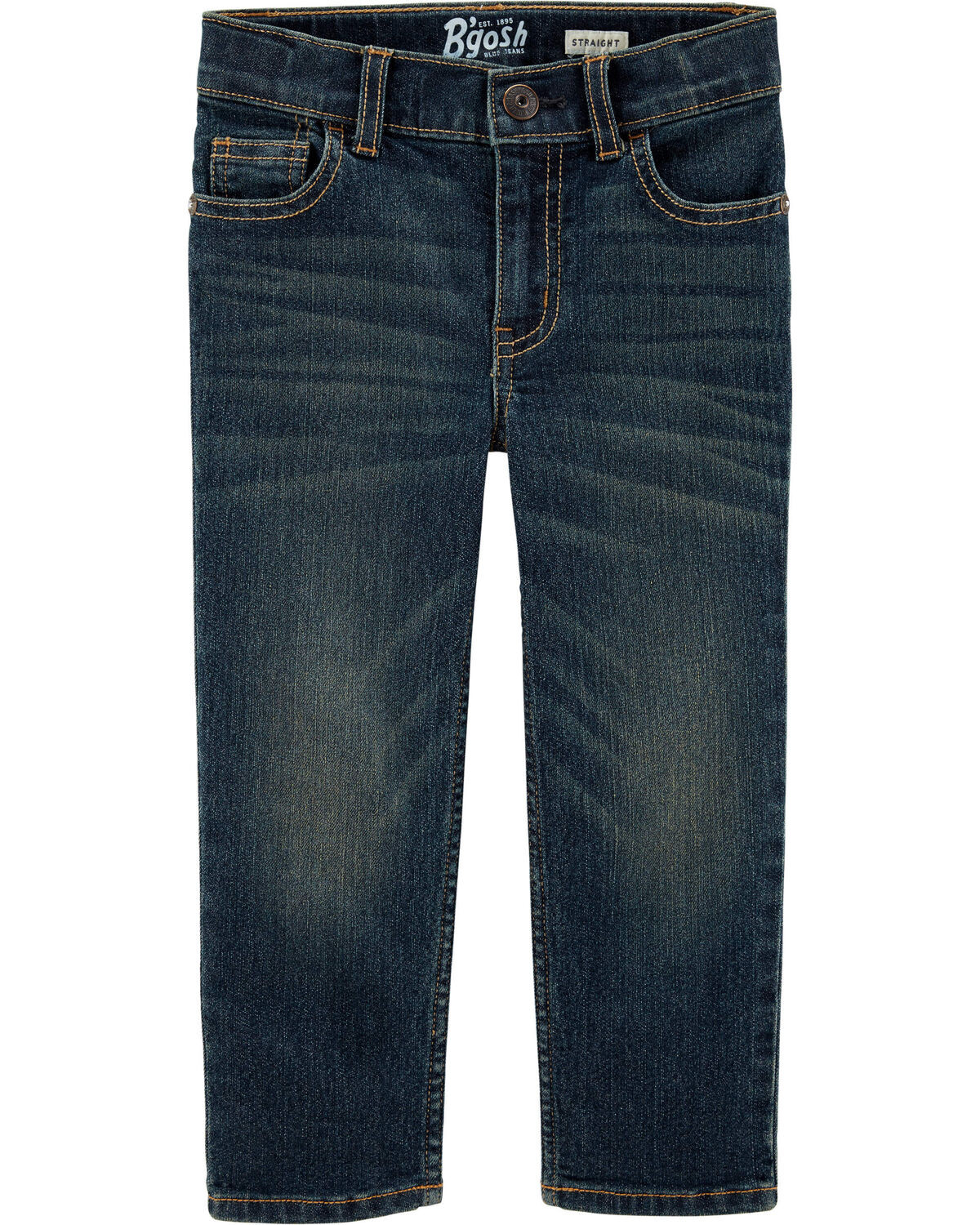 Toddler Faded Dark Wash Straight-Leg Jeans - OshKosh | Carter's | Carter's