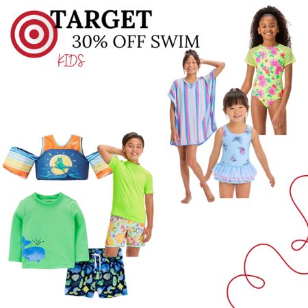 Kids Swim, for tweens, toddlers, babies, and kids!! 🫶❤️ All ON SALE 🤩

#LTKSeasonal #LTKxTarget #LTKsalealert