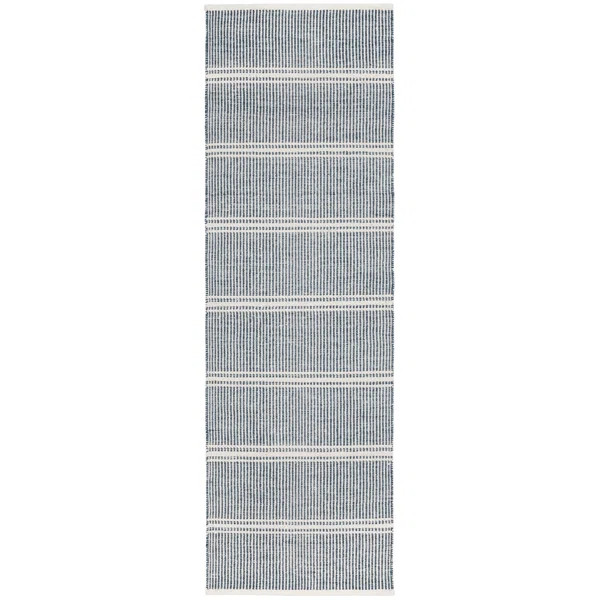 Malta Blue Handwoven Wool Rug | Perigold