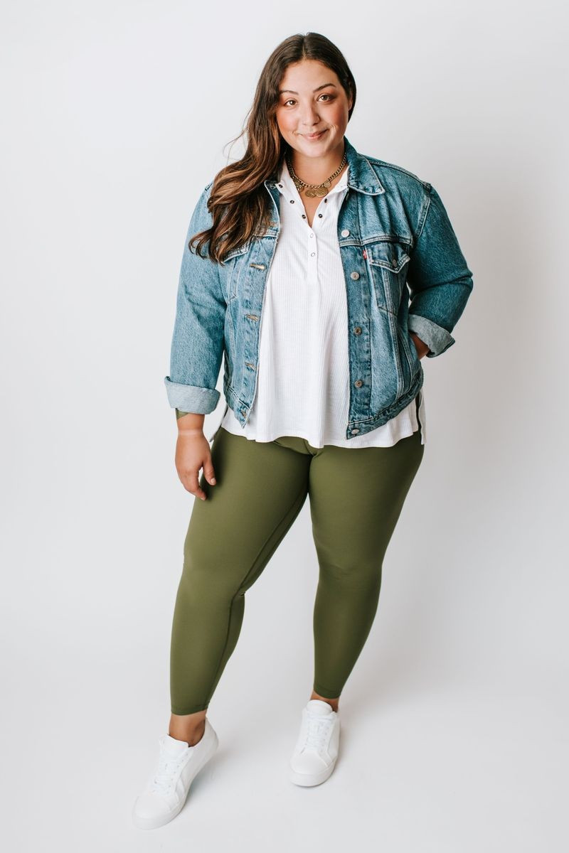 Comfort Legging, Olive Green | L&M Company