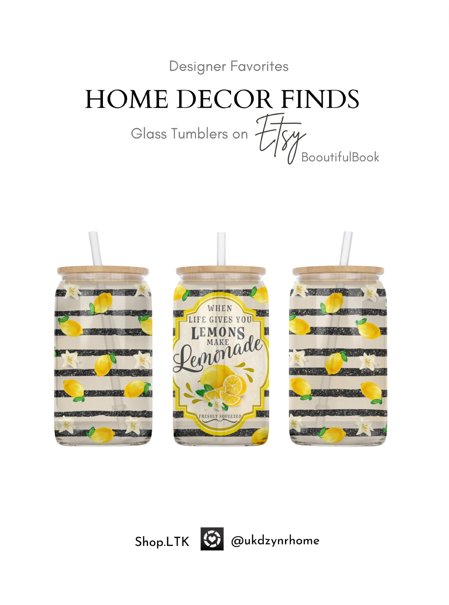 Glass Tumblers | Etsy 

#LTKHome