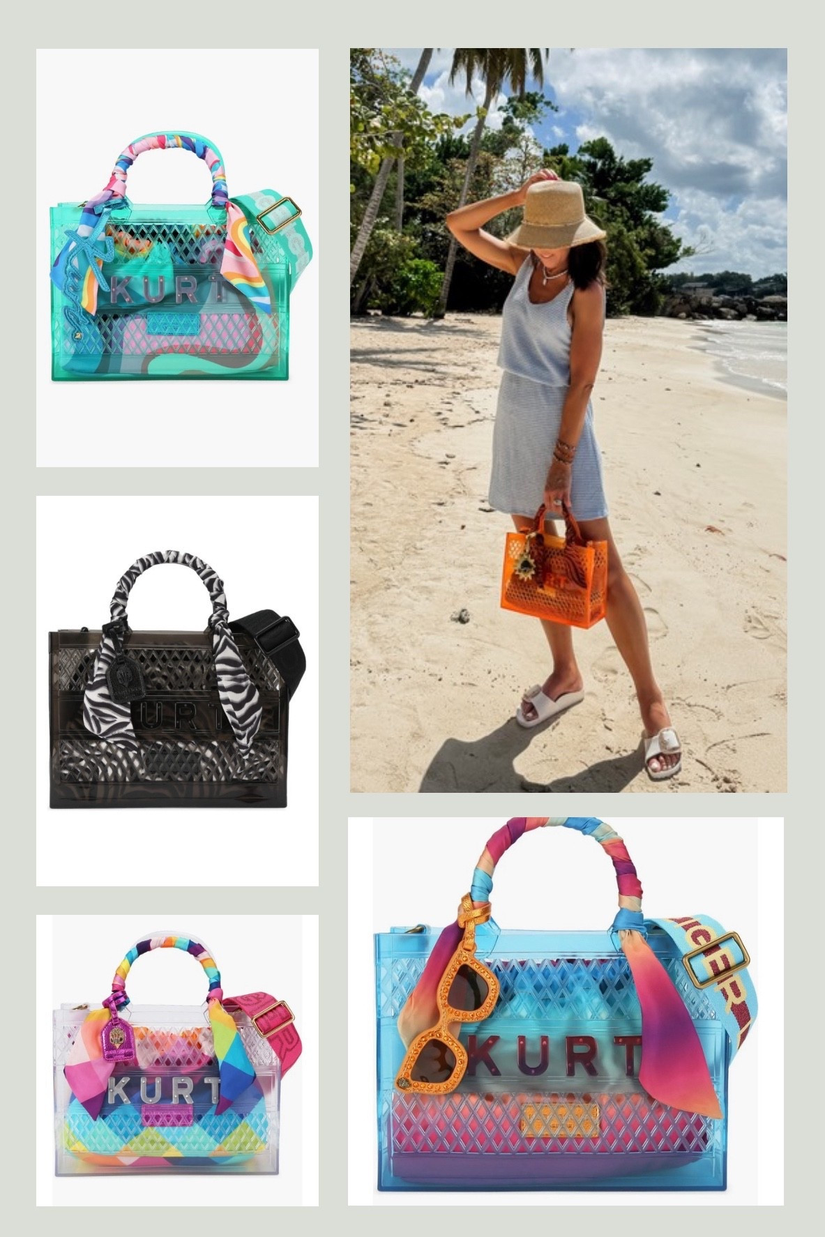 Jelly tote bag. Spring and Summer bag. Kurt Geiger bag. 

#LTKSwim #LTKSeasonal #LTKootd