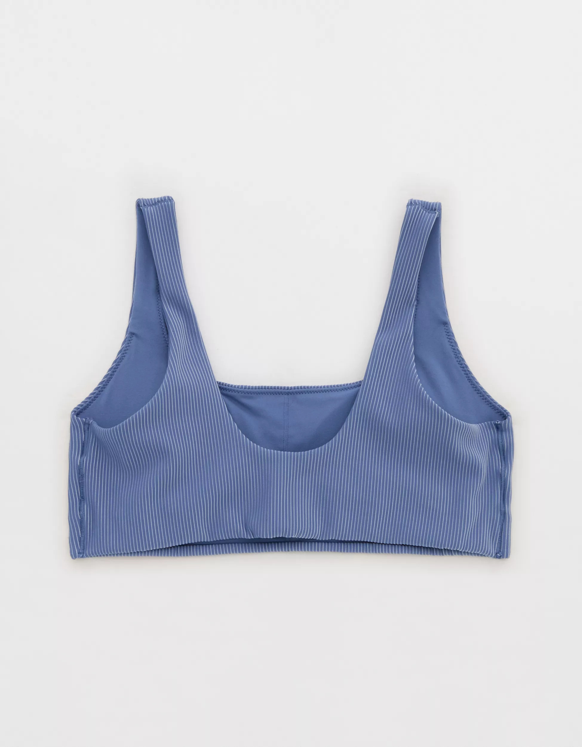 OFFLINE By Aerie Stripe Rib Classic Sports Bra | Aerie