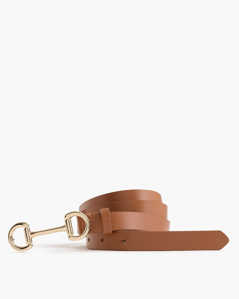 Bit-buckle leather belt | J.Crew Factory