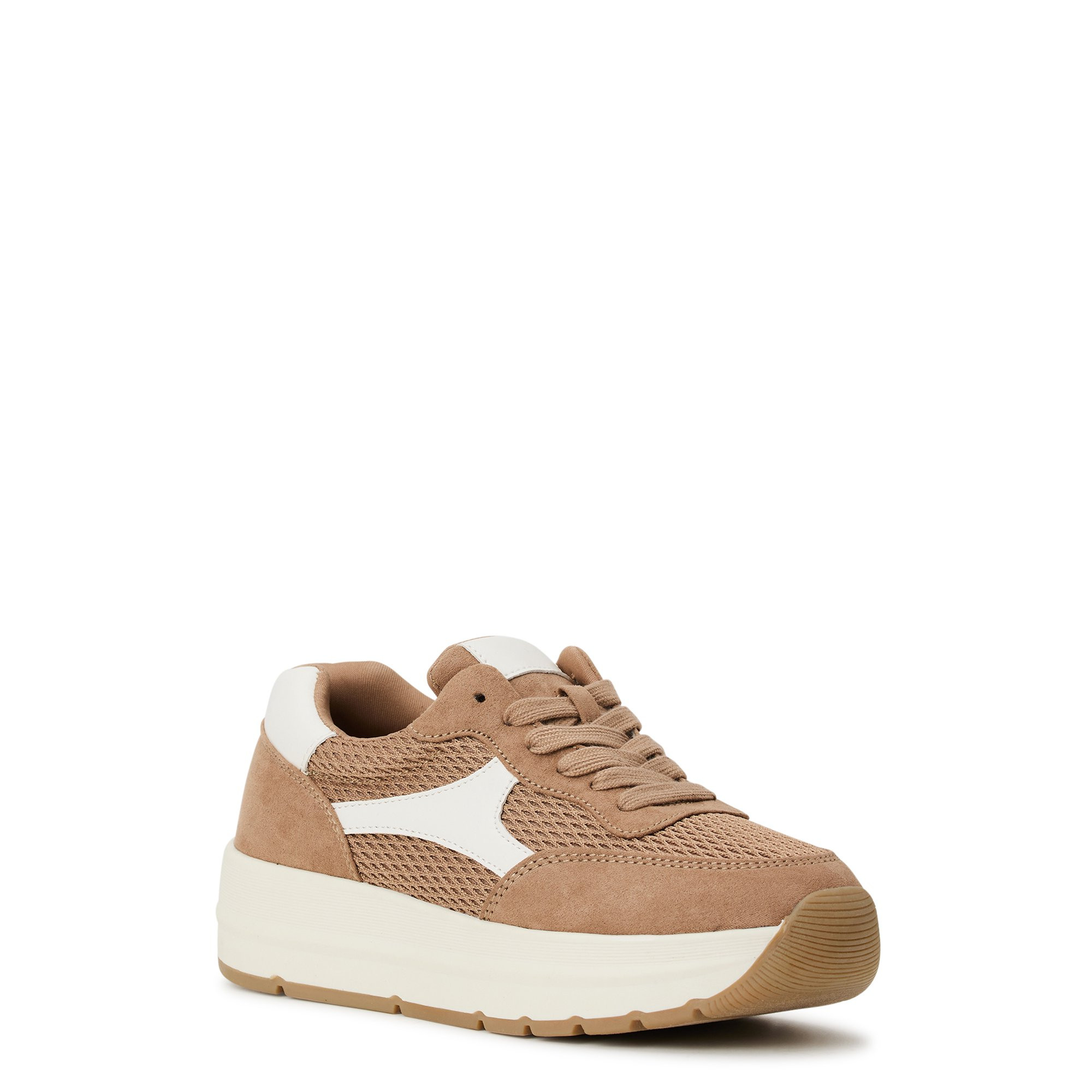 Time And Tru Women's Platform Retro Sneaker - Walmart.com | Walmart (US)