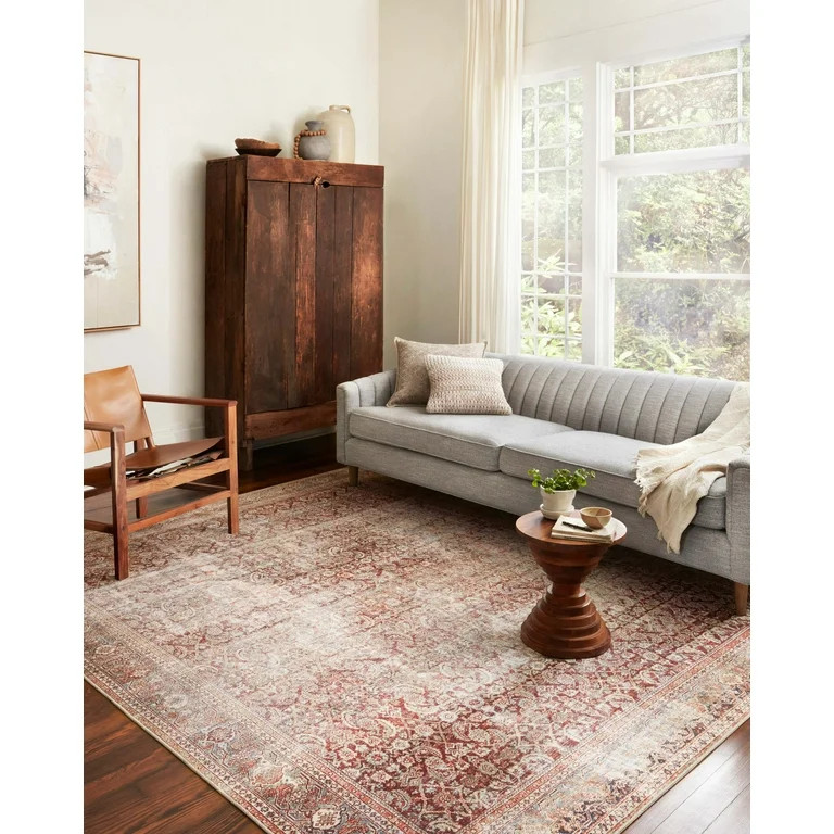 Loloi II Layla LAY-11 Printed Cinnamon / Sage Oriental Area Rug 7'-6" x 9'-6" | Walmart (US)