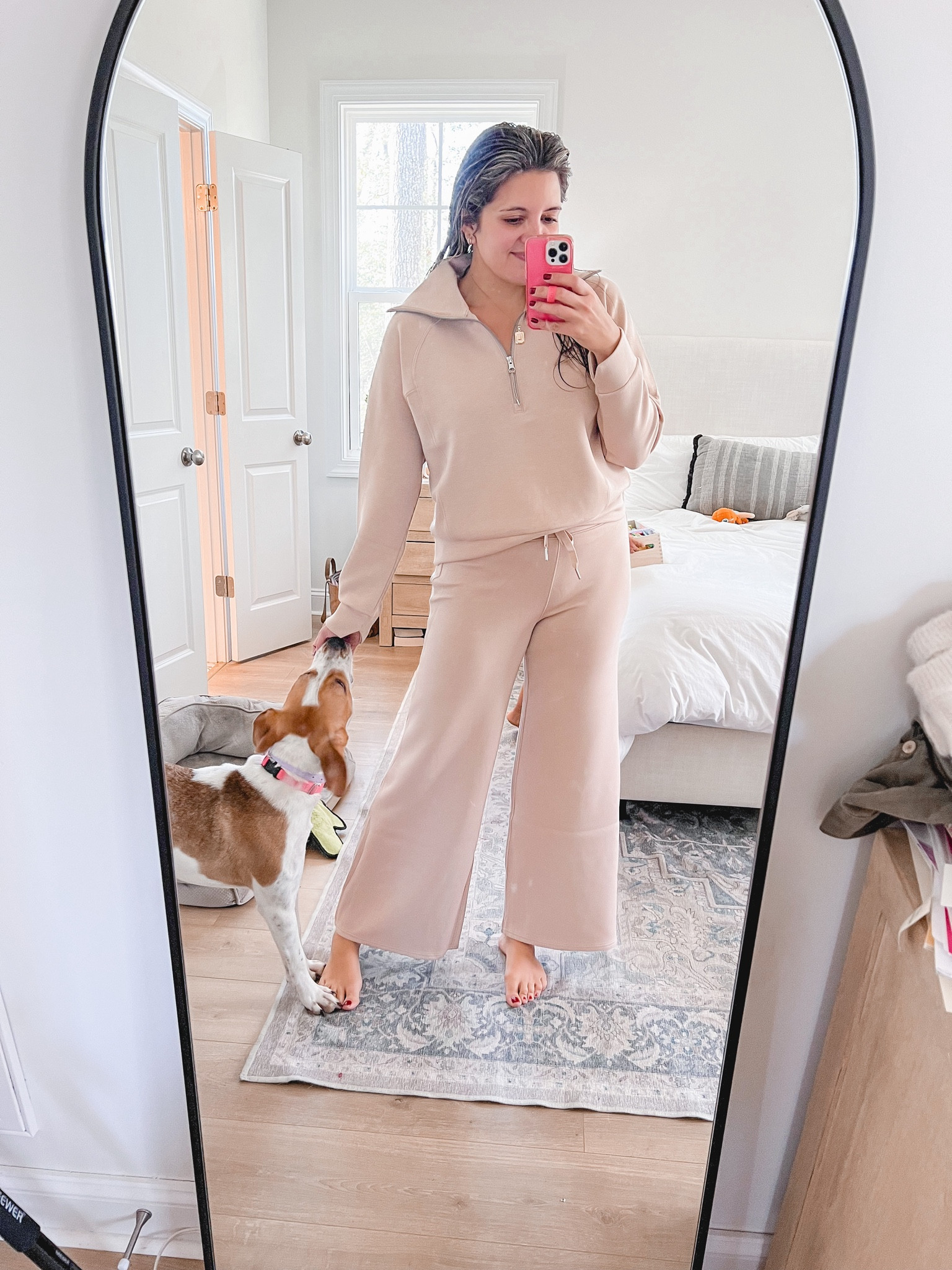 Spanx Black Friday cyber Monday sale! The best ever lounge set!! So lightweight and comfortable! I’m in my true size medium in both pieces! Also comes in a taper pant. 20% off sale! Mom gift, MIL gift idea, gifts for her.

#LTKunder100 #LTKsalealert #LTKCyberweek