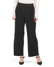 Crinkle Pleated Wide Leg Pants | TJ Maxx