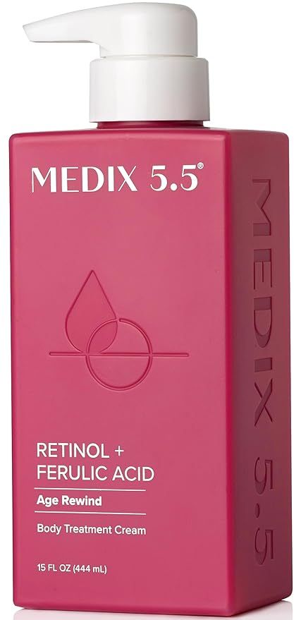 Medix Retinol Body Lotion - Firming Moisturizer for Crepey, Sagging, Sun Damaged Skin - 15 Fl Oz | Amazon (US)