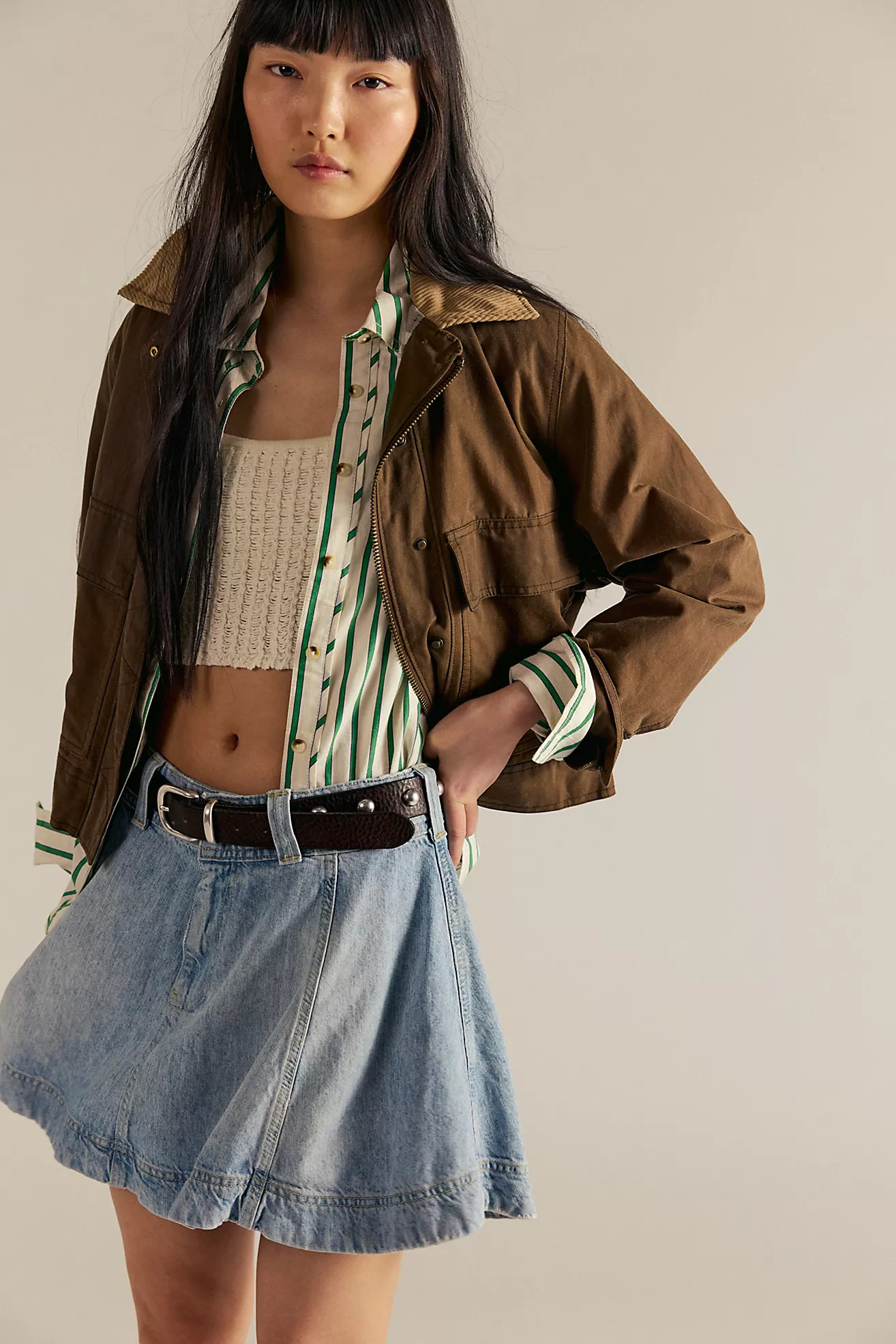 We The Free Wonderland Denim Skirt | Free People (Global - UK&FR Excluded)