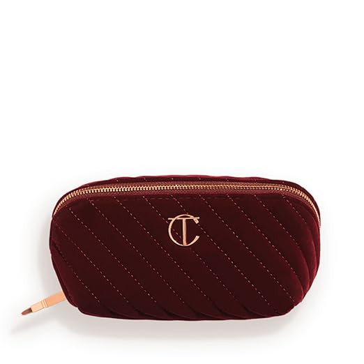 Charlotte Tilbury Travel Makeup Bag of My Dreams - Quilted Velvet Skincare, Fragrance & Cosmetic ... | Amazon (US)