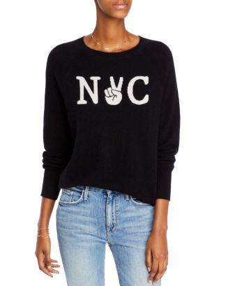 AQUA Cashmere
            
    
                
                    NYC Graphic Cashmere Sweater... | Bloomingdale's (US)