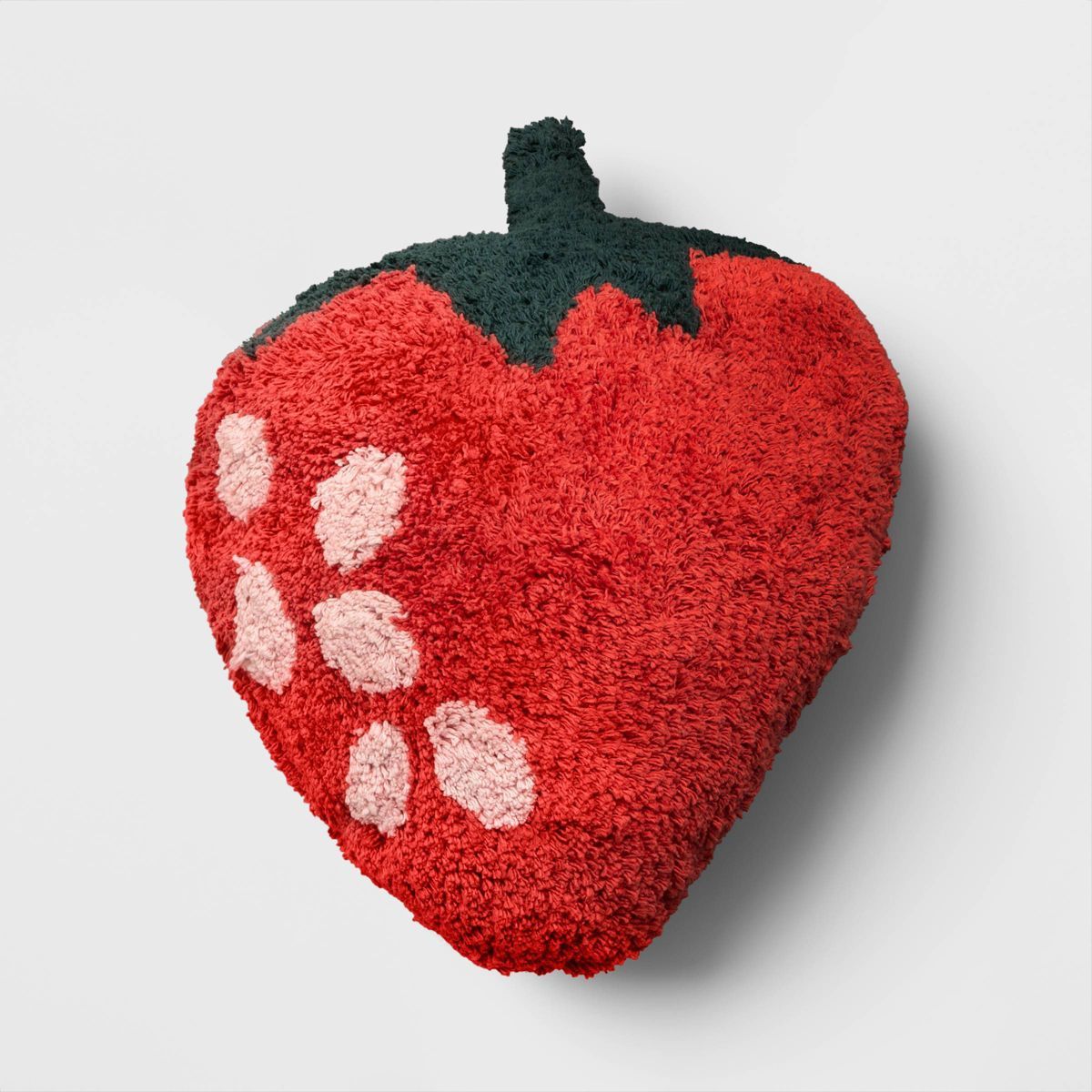 Strawberry Tufted Woven Heart Shaped Throw Pillow - Room Essentials™ | Target
