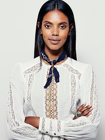 Bandana Bolo Necklace | Free People