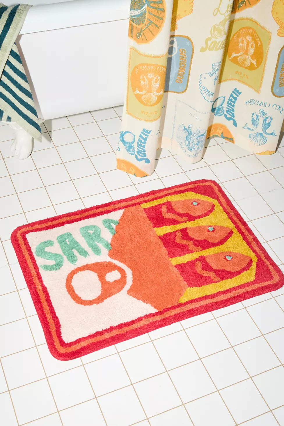 Sardine Bath Mat | Urban Outfitters (US and RoW)