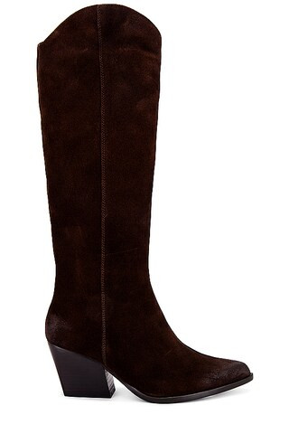 Begging You Boot in Cognac Suede | Revolve Clothing (Global)