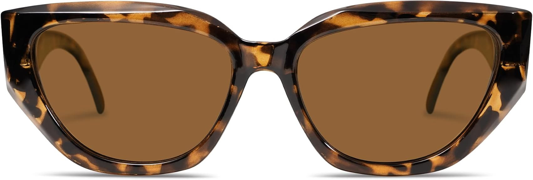 SOJOS Trendy Cute Cat Eye Polarized Sunglasses for Women Fashion Cateye Womens Sunnies SJ2237 | Amazon (US)