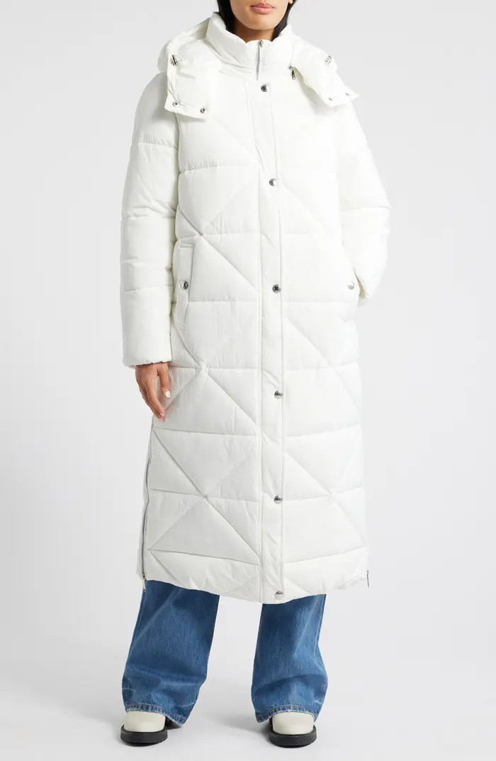 Quilted Puffer Coat with Removable Hood | Nordstrom