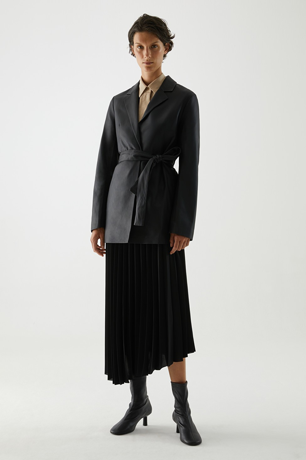 RELAXED NAPPA LEATHER BLAZER | COS (US)