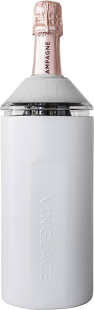 Vinglacé Wine Bottle Chiller- Portable Champagne Insulator- Stainless Steel Wine Cooler Sleeve, ... | Amazon (US)