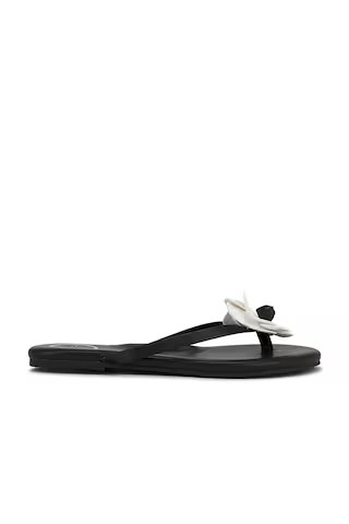 Solei Sea Valentina Sandal in Black & White from Revolve.com | Revolve Clothing (Global)