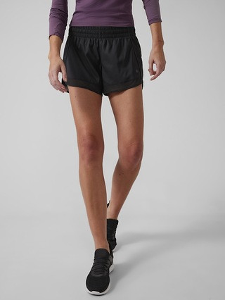 Mesh Racer Run Short 4" | Athleta
