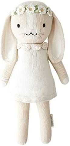 Hannah The Bunny Ivory Regular 20" Hand-Knit Doll – 1 Doll = 10 Meals, Fair Trade, Heirloom Qua... | Amazon (US)