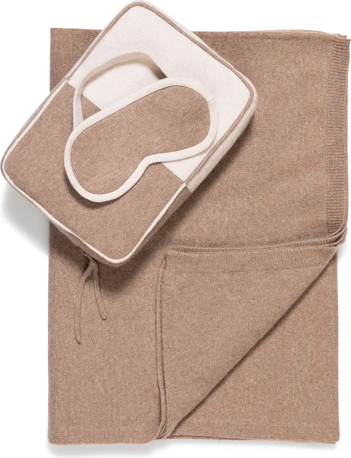 Sophia Cashmere Colorblock Travel Set | Nordstrom