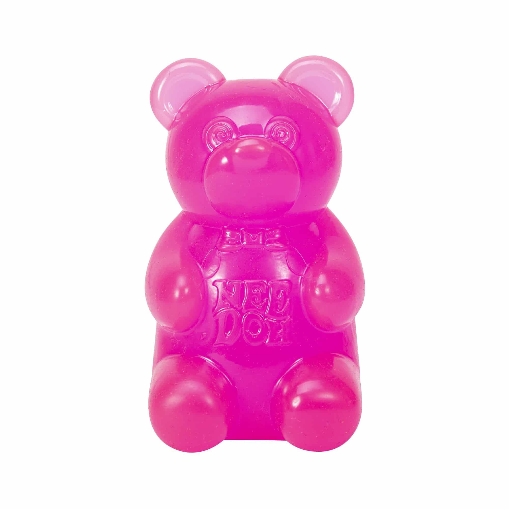 Schylling NeeDoh Gummy Bear - Sensory Fidget Toy with Jelly-Like Filling - 3.5" Tall - Pink (Pack... | Amazon (US)