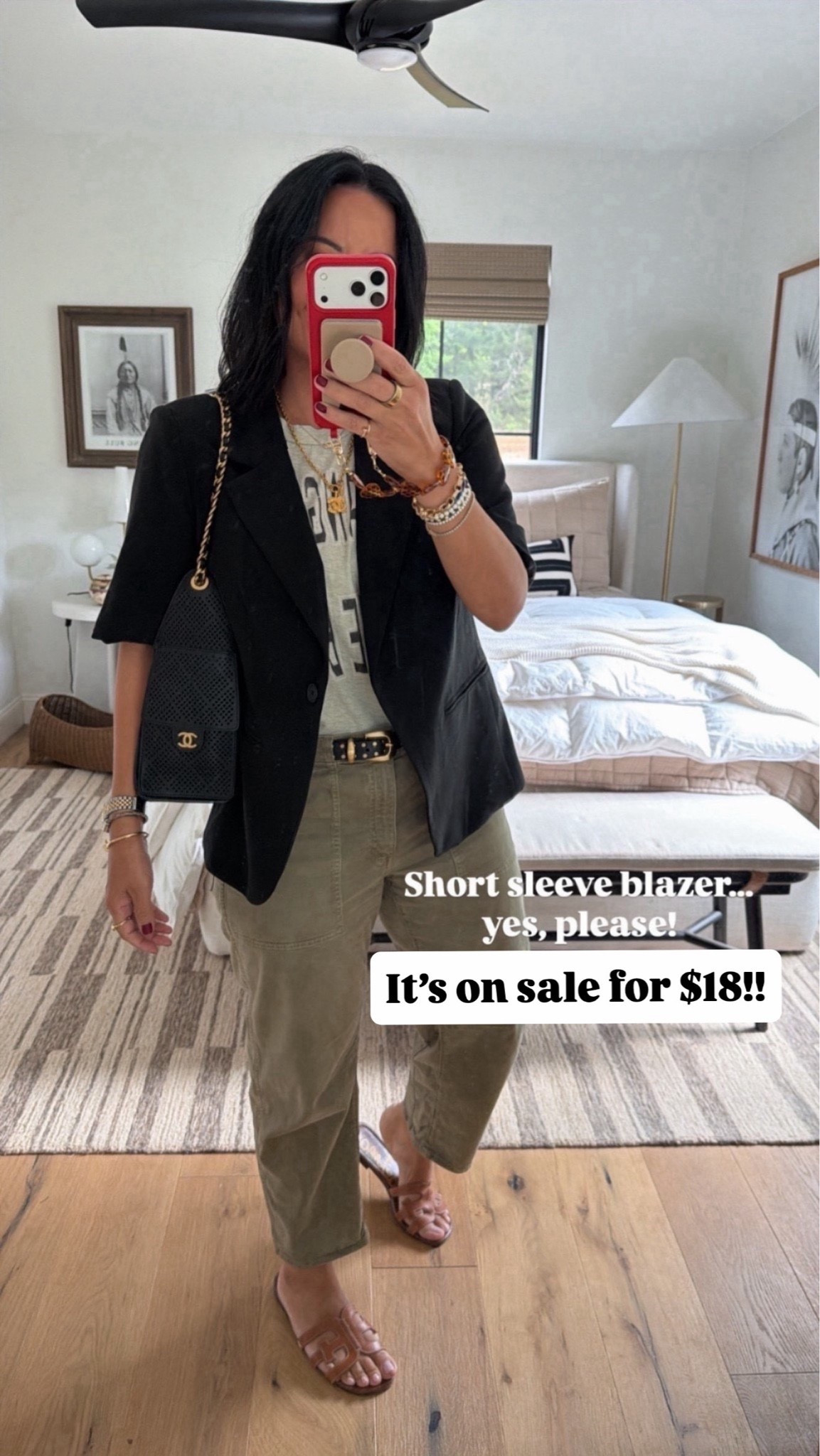 Blazer size medium, t-shirt size medium, pants size 29 (I’m a curvy size 8), shoes fit tts.

#LTKWorkwear #LTKSaleAlert #LTKOver40