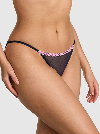 Winkâ¢ String Bikini Panty, Blue, S - Women's Panties - PINK | Victoria's Secret (US / CA )