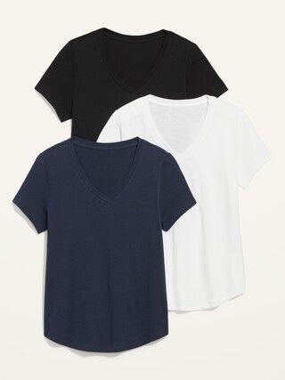 EveryWear V-Neck T-Shirt 3-Pack for Women | Old Navy (US)