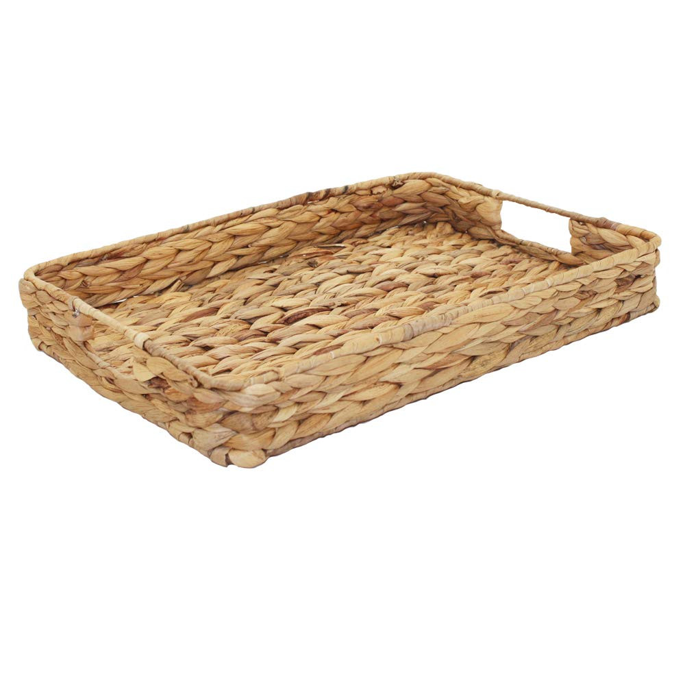 HODAKJUE Grass Weaving Tray, Grass Storage Bins for Fruit or Tea,Arts and Crafts. (Tray-A-M) | Amazon (US)