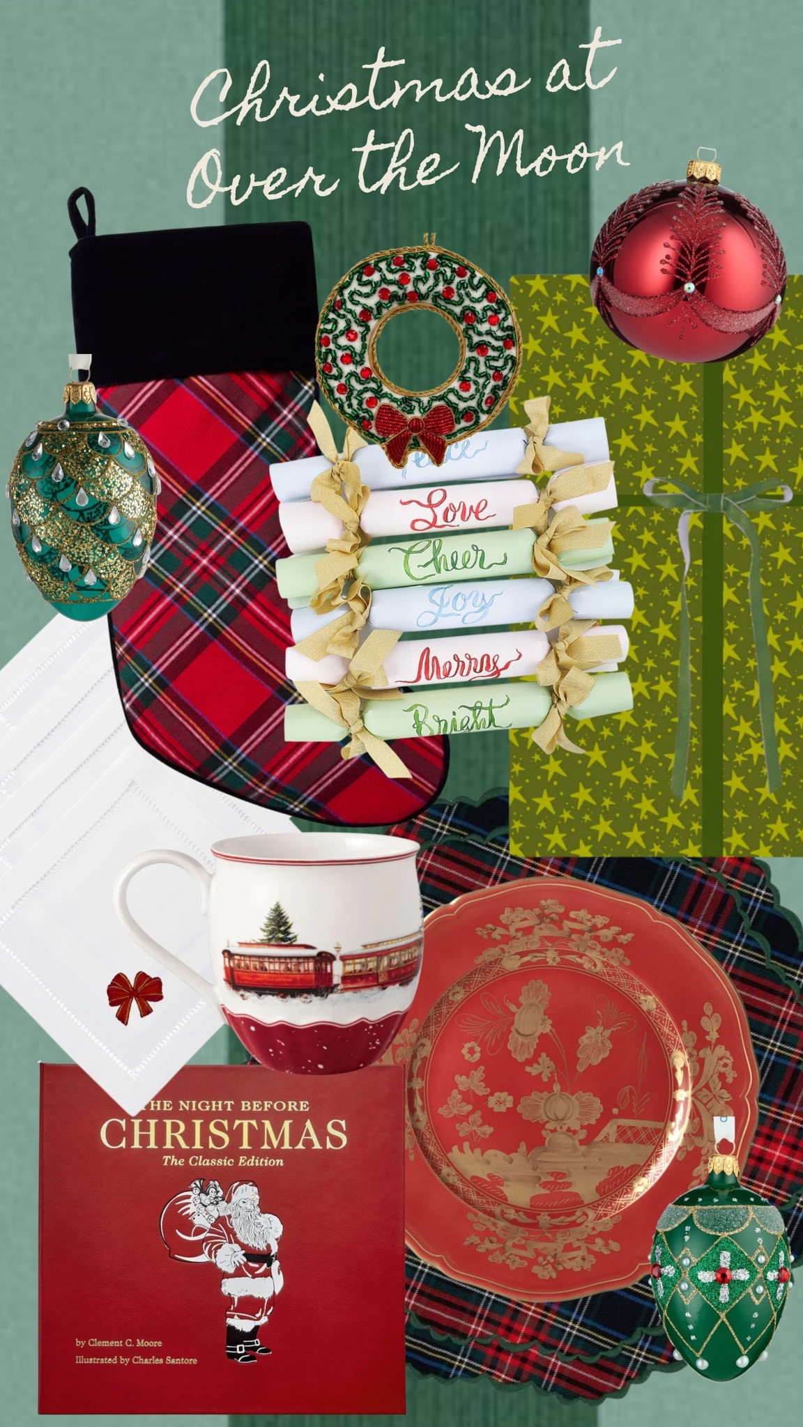 More Christmas finds at Over the Moon! These stockings and dishes😍🎁✨use code HAPPYSHOPPING to save!

#LTKGiftGuide #LTKSeasonal #LTKHoliday