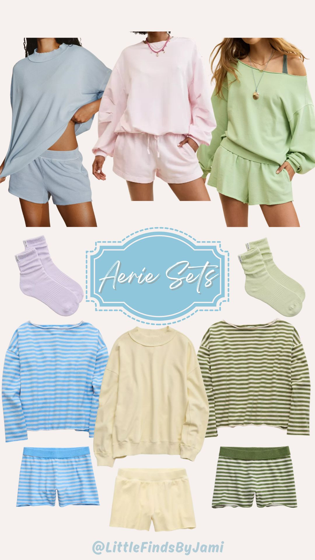 Comfy sets from Aerie. Women’s easy travel outfit. Lounge sets. Mom fit. Trendy style. Summer.

#LTKmomlife #LTKootd #LTKTravel