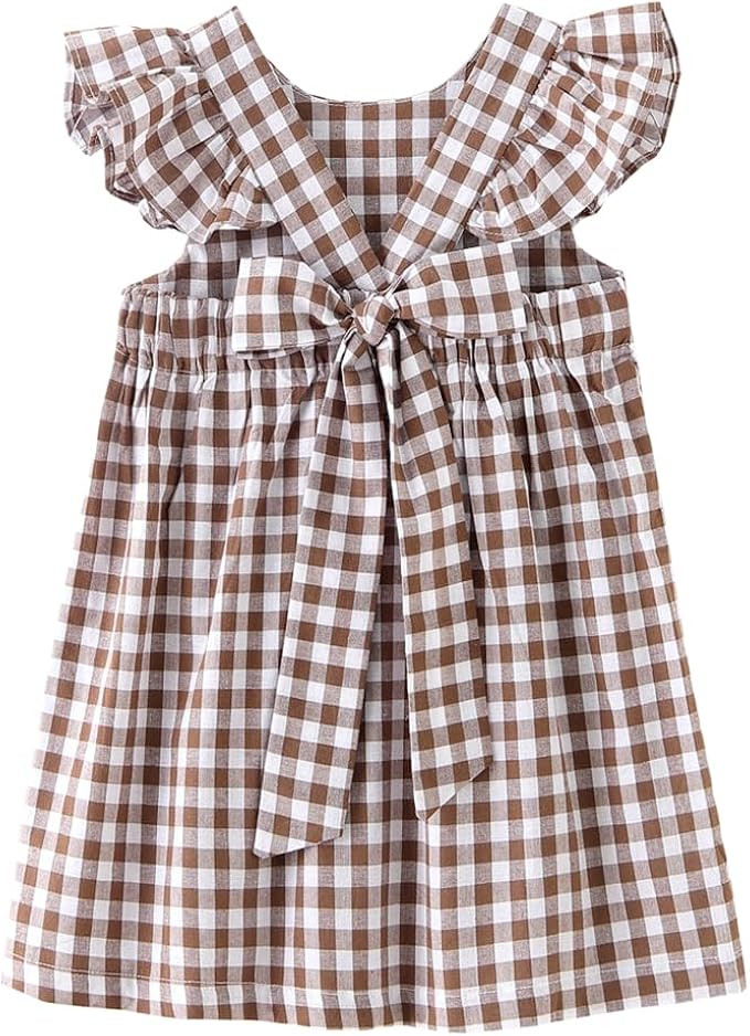 Zanie Kids Easter Dresses for Girls Toddler Dress Baby Summer Playwear Family Photo Outfits | Amazon (US)