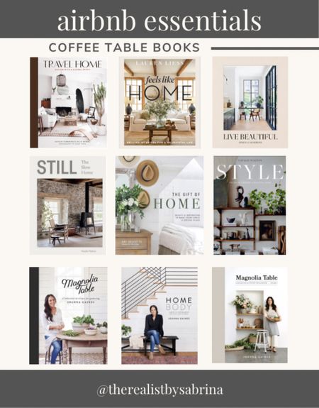 You’d be surprised at how much your Airbnb guests love coffee table books and how many Airbnb guests will actually read books you leave for them! Airbnb essentials. Amazon finds. Target finds. Airbnb decor  

#LTKhome #LTKunder100 #LTKunder50