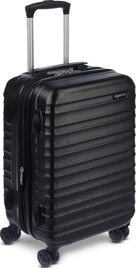 Amazon Basics 21" Hardside Carry-On Luggage with Spinner Wheels, Expandable for Up to 25% More Sp... | Amazon (US)