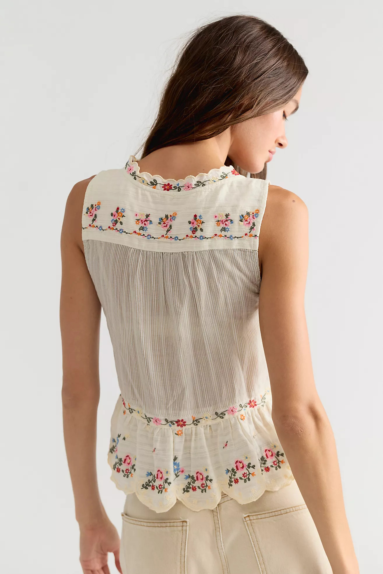 Ellis Embroidered Blouse | Free People (Global - UK&FR Excluded)
