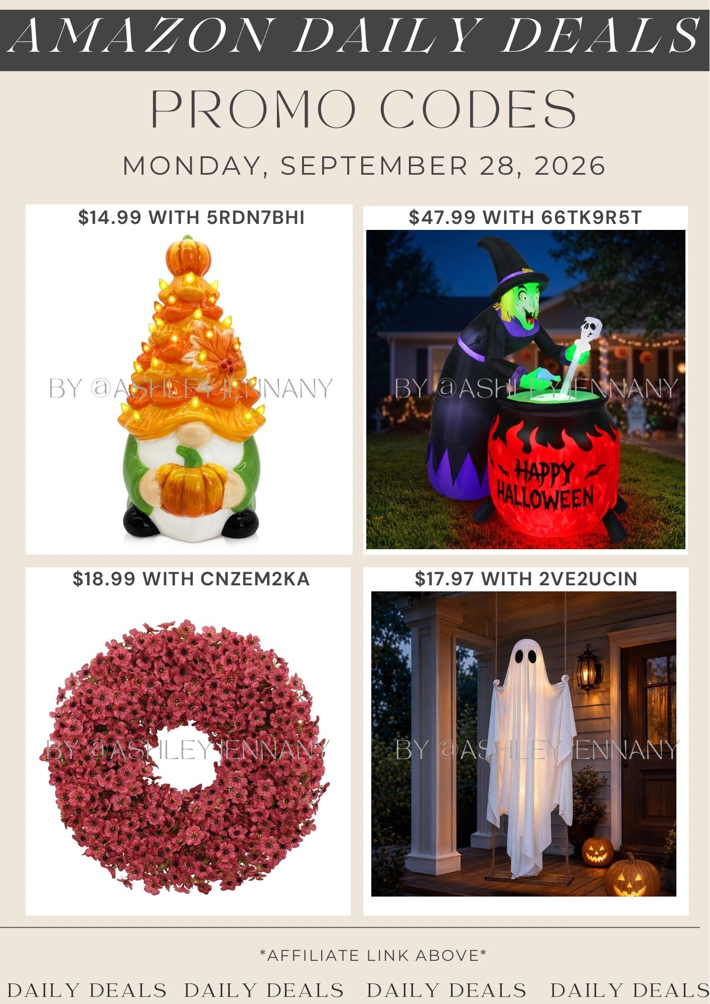 Amazon deals

#LTKSeasonal #LTKHome #LTKSaleAlert