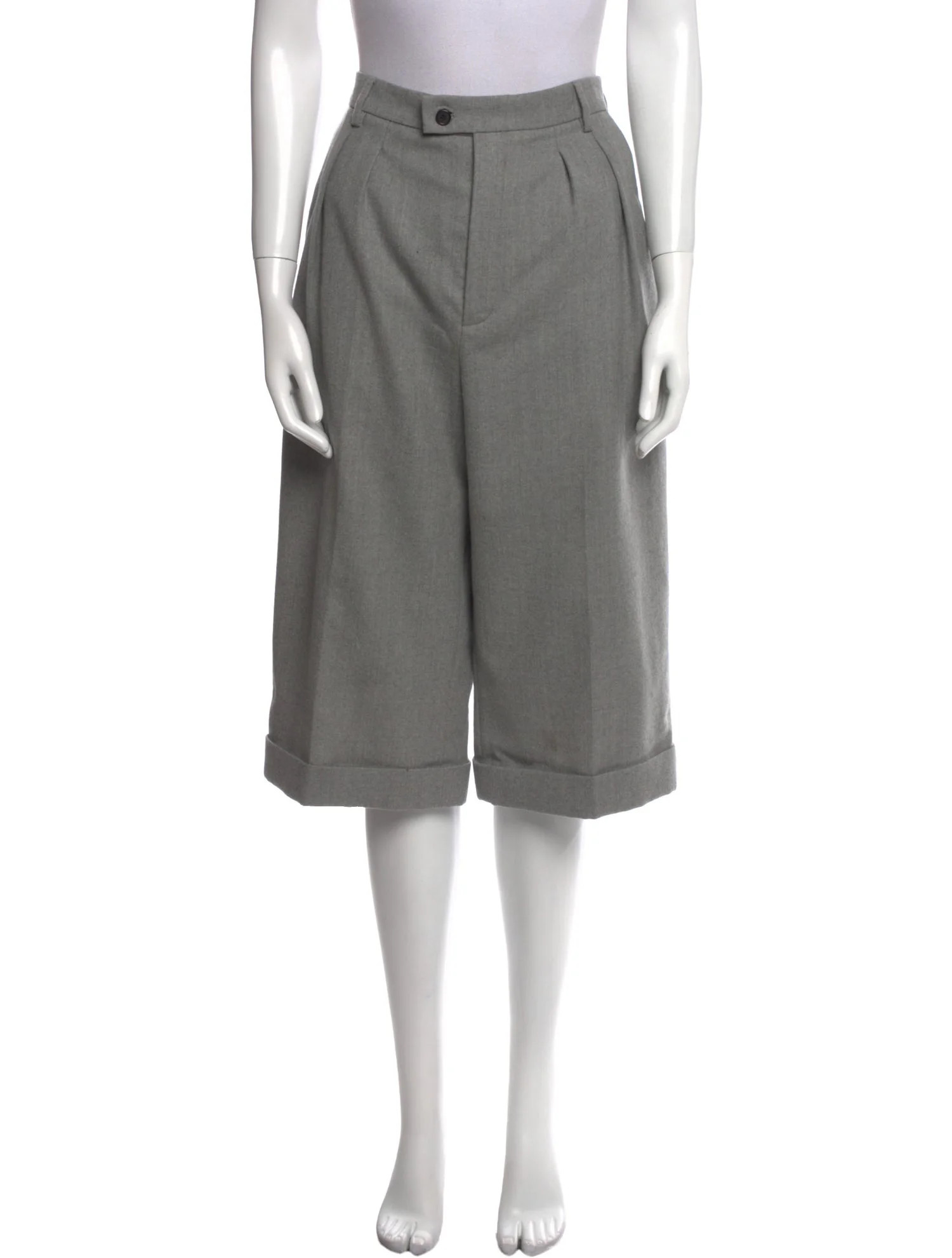 Wool Knee-Length Shorts | The RealReal