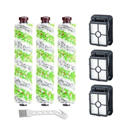 3 Pack Multi-Surface Pet Pro Brush Rolls + 3 Pack 1866 Vacuum Filters for Bissell CrossWave Pet Pro  | Walmart (US)